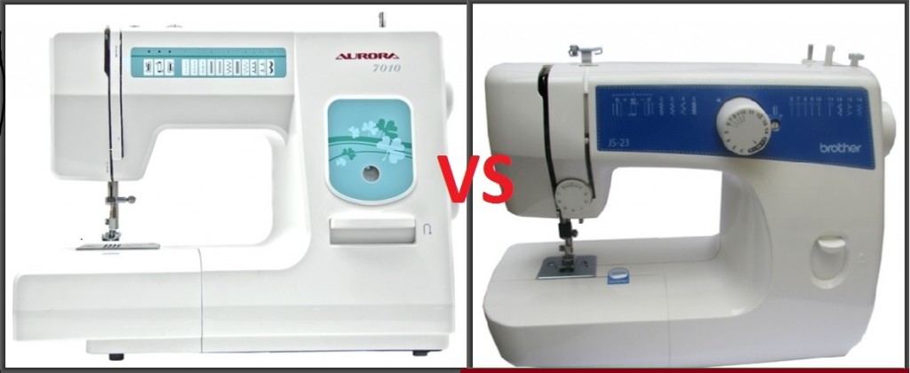 Сравнение швейных машин Aurora 7010 и Brother JS-23
