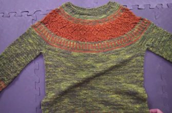 Блокировка вязаного свитера