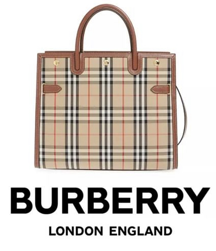 винтажная сумка-тоут от Burberry 